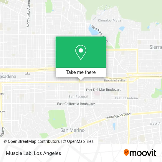 Muscle Lab map