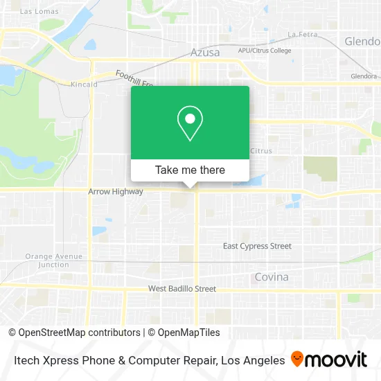 Itech Xpress Phone & Computer Repair map