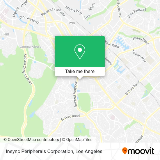 Insync Peripherals Corporation map