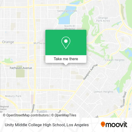 Unity Middle College High School map
