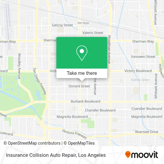 Insurance Collision Auto Repair map