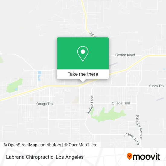 Labrana Chiropractic map