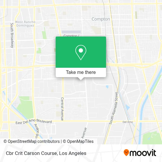 Cbr Crit Carson Course map
