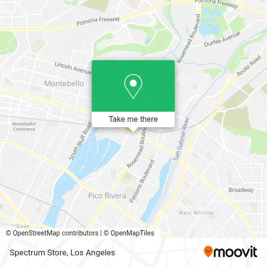 Spectrum Store map