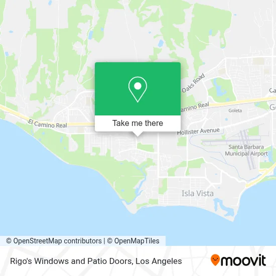 Rigo's Windows and Patio Doors map