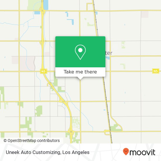 Uneek Auto Customizing map