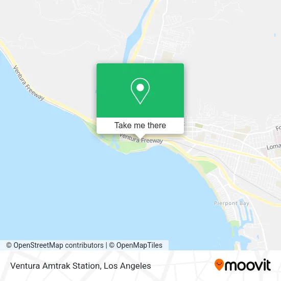 Mapa de Ventura Amtrak Station