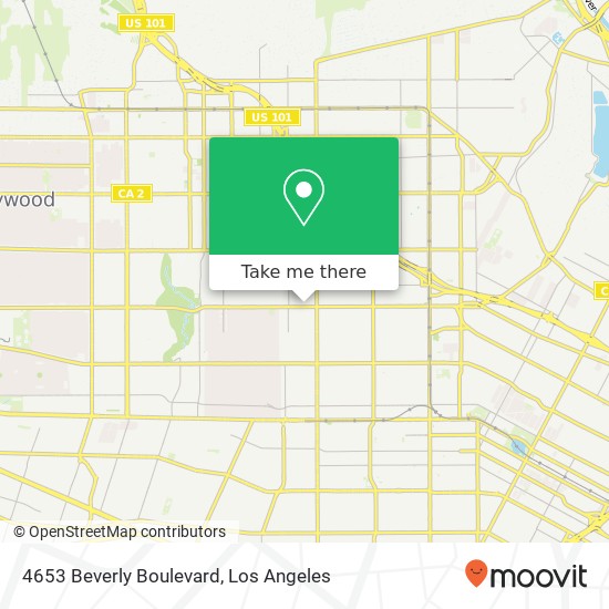 Mapa de 4653 Beverly Boulevard