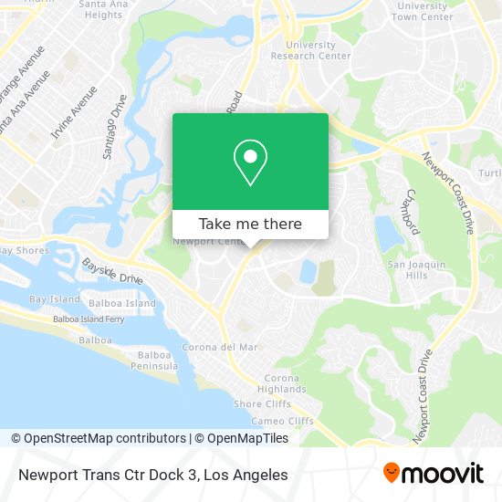 Newport Trans Ctr Dock 3 map