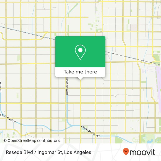 Reseda Blvd / Ingomar St map