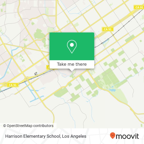Mapa de Harrison Elementary School