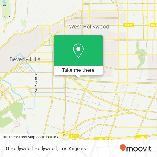 O Hollywood Bollywood map