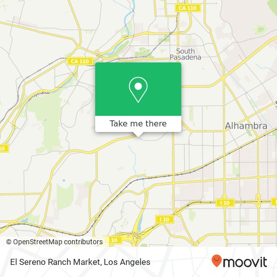 El Sereno Ranch Market map