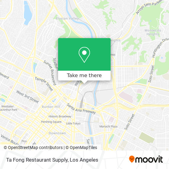 Ta Fong Restaurant Supply map