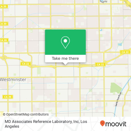 MD Associates Reference Laboratory, Inc map