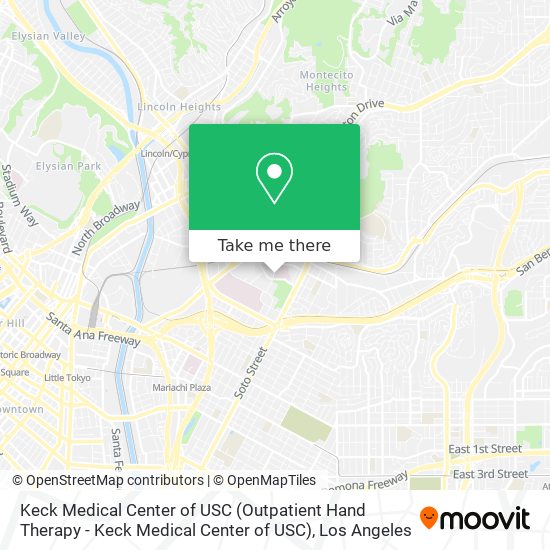 Keck Medical Center of USC (Outpatient Hand Therapy - Keck Medical Center of USC) map