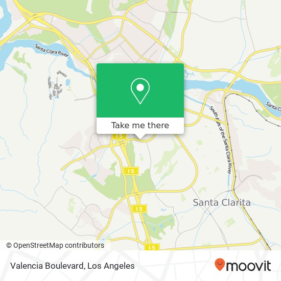 Mapa de Valencia Boulevard