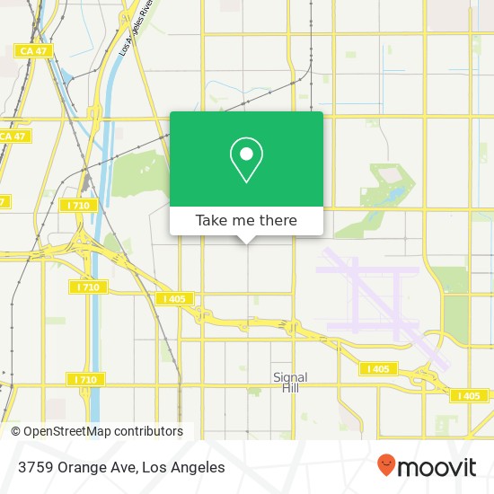Mapa de 3759 Orange Ave
