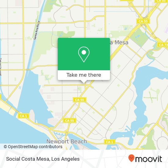 Social Costa Mesa map