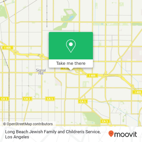 Mapa de Long Beach Jewish Family and Children's Service