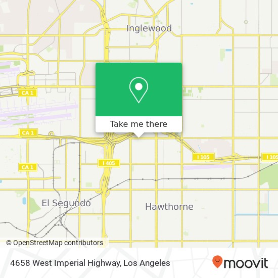 4658 West Imperial Highway map