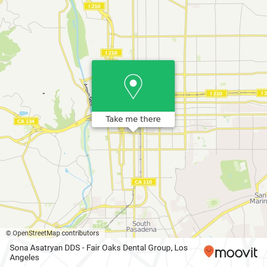 Sona Asatryan DDS - Fair Oaks Dental Group map