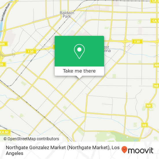 Northgate Gonzalez Market (Northgate Market) map