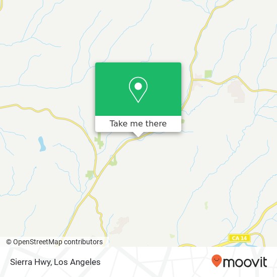 Sierra Hwy map
