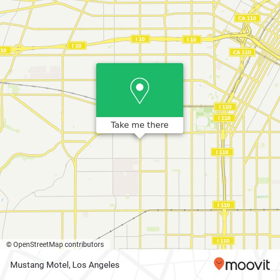 Mustang Motel map