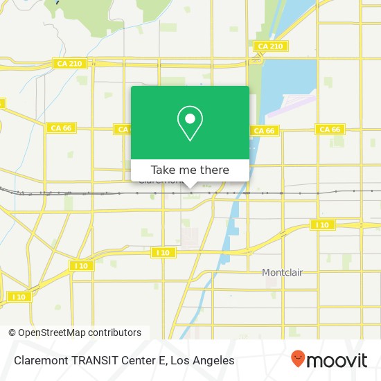 Claremont TRANSIT Center E map