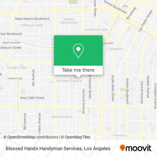 Mapa de Blessed Hands Handyman Services