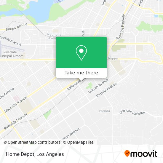 Home Depot map