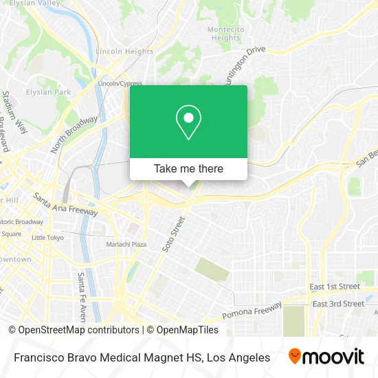 Mapa de Francisco Bravo Medical Magnet HS