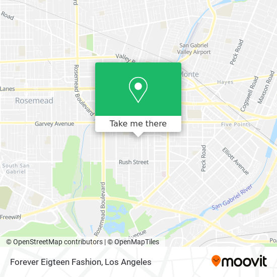 Forever Eigteen Fashion map