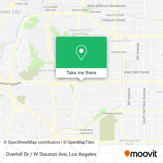 Overhill Dr / W Slauson Ave map