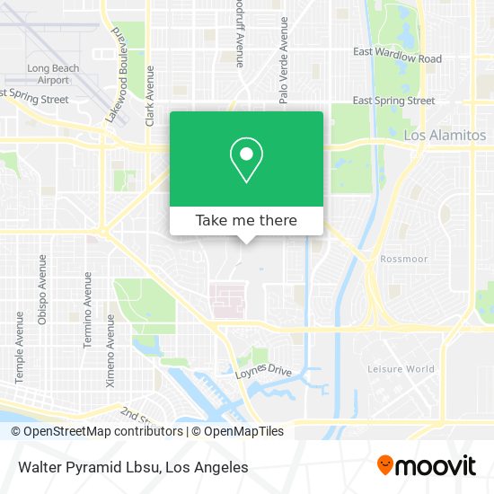 Walter Pyramid Lbsu map