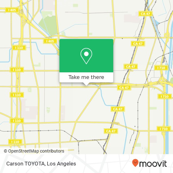 Carson TOYOTA map