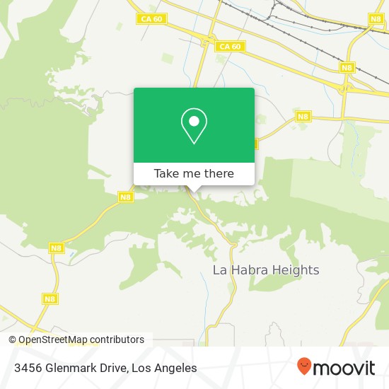 3456 Glenmark Drive map