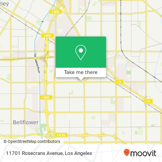 11701 Rosecrans Avenue map