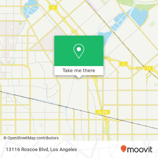 13116 Roscoe Blvd map