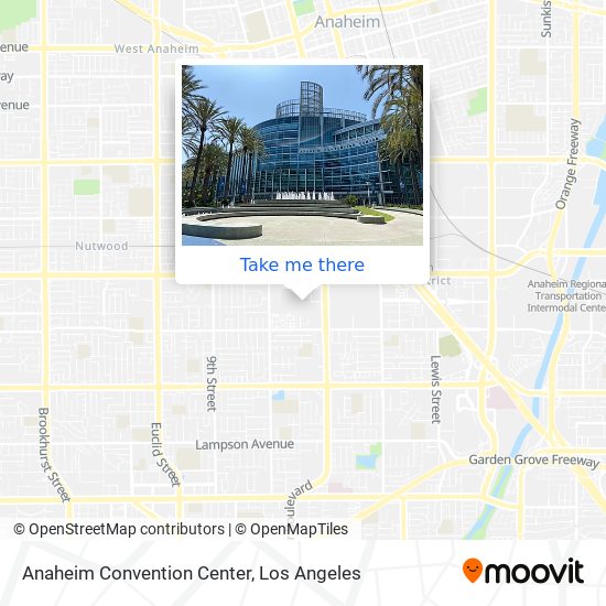 Mapa de Anaheim Convention Center
