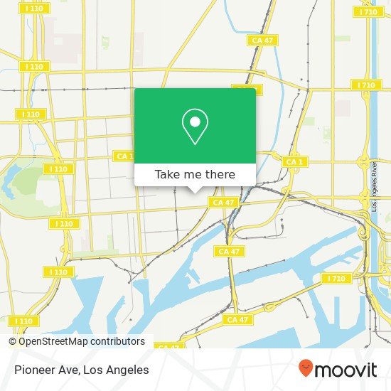 Mapa de Pioneer Ave