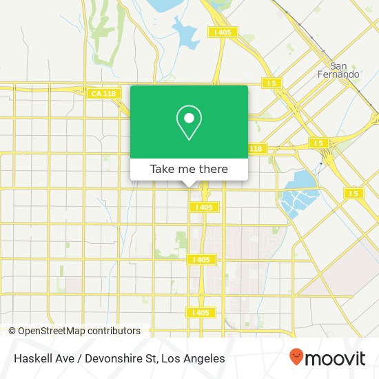 Mapa de Haskell Ave / Devonshire St