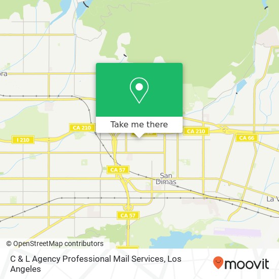 C & L Agency Professional Mail Services map