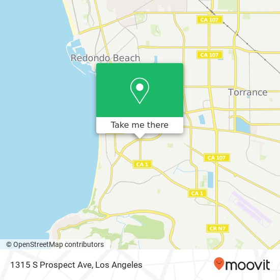 1315 S Prospect Ave map