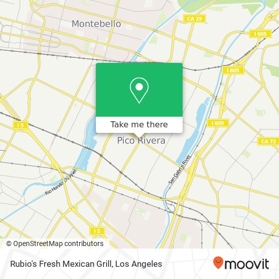 Rubio's Fresh Mexican Grill map
