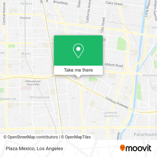 Plaza Mexico map