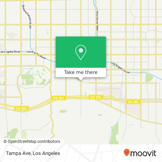 Mapa de Tampa Ave