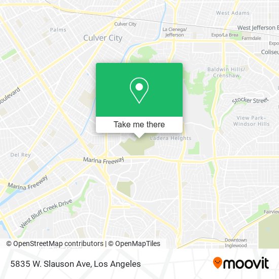 Mapa de 5835 W. Slauson Ave