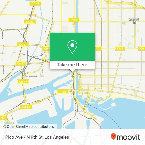 Pico Ave / N 9th St map